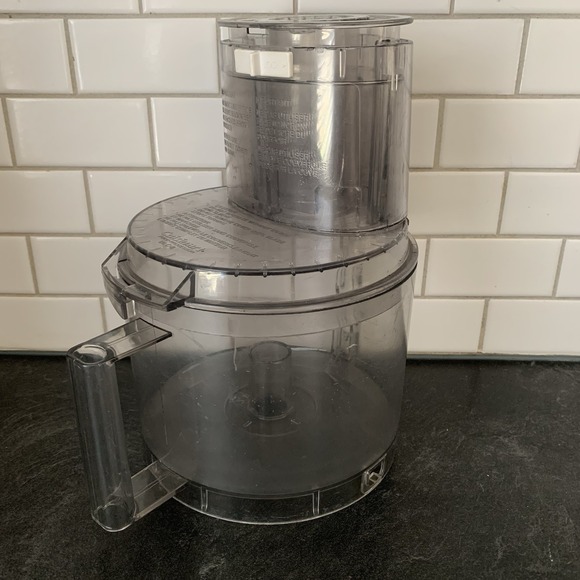 Cuisinart Pro Custom 11 Food Processor DLC-8 Lid Chute Pusher Parts Bowl 865agtx - Picture 1 of 5